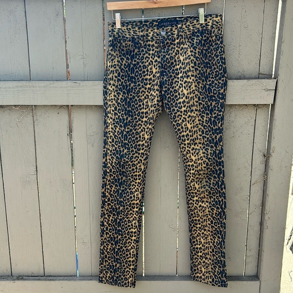 Lip Service Denim - Lip Service Leopard Print Jeans Needle Punk Goth Grunge Gothic Y2K Sz 30